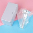 thumbnail image 4 of Tuba Mouthpiece Solid Durable Brass Construction Silver Plated Musical Instrument Accessories, 4 of 5