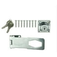 thumbnail image 3 of Everbilt 4-1/2 in. Chrome Key Keyed Locking Hasp For Door Gate Cabinet Bolt 13527, 3 of 3