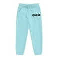 thumbnail image 5 of Hessimy Toddler Boys Girls Spring Summer 2Pcs Crewneck Long Sleeve Sweatshirt Elastic Joggers Pants Soft Sweatsuit(Light Blue,11-12 Years), 5 of 6