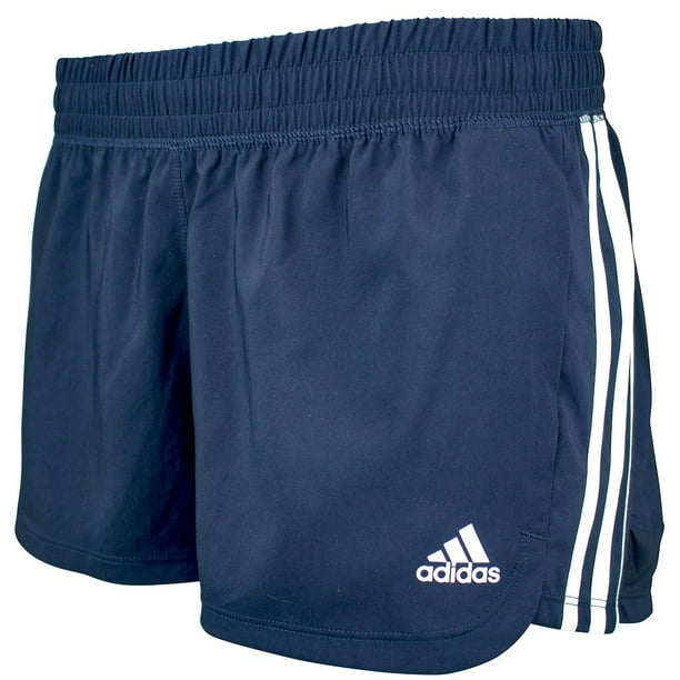 Stripes Shorts Blue Womens Adidas Shorts Adidas Women's Pacer