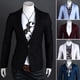 thumbnail image 2 of Blazers y chaquetas deportivas para hombre, blazer ajustado, traje para hombre, chaqueta informal, blazer formal para negocios, 2 of 6