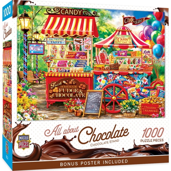 MasterPieces 1000 Piece Jigsaw Puzzle - Chocolate Stand - 19.25"x26.75"