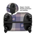 thumbnail image 2 of Disketp Heart Check Plaid Elastic Travel Luggage Cover Travel Suitcase Protective Cover For Trunk Case Apply To 18''-32'' Suitcase Cover (Excluding luggage)-Large, 2 of 7