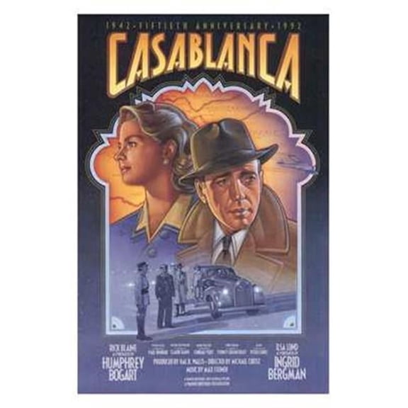 Pop Culture Graphics MOV253372 Casablanca Movie Poster, 11 x 17