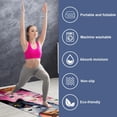 thumbnail image 2 of Cat Hot Yoga Towel with Storage Bag, 72.8"x26.8", Suitable for Yoga, Pilates, Fitness, etc. - Yoga Blanket Towel - Amazon Bestseller, 2 of 6