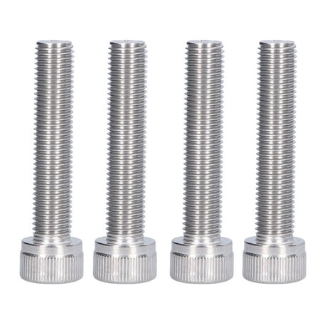 

4Pcs Hex Bolt Socket Cap Screw A2 Stainless Steel 1.25mm Fine Pitch Fastener HardwareM10x50