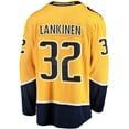 thumbnail image 3 of Men's Fanatics Kevin Lankinen Gold Nashville Predators Home Breakaway Player Jersey, 3 of 3