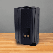 Dual LU53PB 5.25 3-Way Indoor Outdoor Speakers Pair | Weather-Resistant | Black