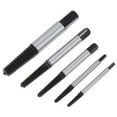 thumbnail image 5 of Kit de extractor de tornillos de acero al cromo vanadio, extractores de acero para herramientas con ranura en espiral para zurdos para un mejor agarre en tornillos dañados o pelados, compatibilidad, 5 of 5