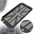 thumbnail image 3 of Pour Bonneville T100 T120 Protection de Radiateur de Moto Brouillard Grille Couverture Réservoir d'Eau Filet, 3 of 5
