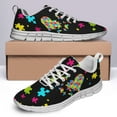 thumbnail image 4 of Autism Shoes Women Men Running Sneakers Autism Awareness Puzzle Print Tennis Walking Shoes White Size 12, 4 of 5