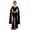 Black, variant on Xiaoxatg Vintage Dress Gothic Streetwear Outerwear with Strap Vest and Caped Sleeves for Cosplay Themed Events Black M