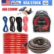 2300W 4 Gauge Car Audio Cable Kit Amplifier Install Amp RCA Subwoofer Sub Wiring