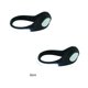 thumbnail image 5 of Naiovety Clip de luz de seguridad para calzado deportivo LED, 2 uds., para corredor nocturno, corredor, caminante, motero Ropa Deportiva, Zapatos Concha negra clara blanca, 5 of 5