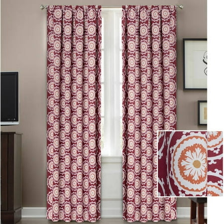 Better Homes And Gardens Medallion Room Darkening Curtain Panel