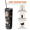 thumbnail image 6 of 20oz Basset Hounds with Bones and Presents Skinny Tumblers Stainless Steel Tumbler with Lid and Straw,Vacuum Insulated Double Wall Travel Tumbler Cups with Cleaning Brush for Coffee,Tea, 6 of 6