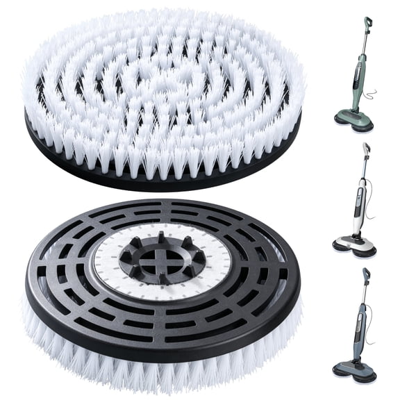 Upgraded Mop Pad Replacement Brush Heads for Shark Steam Mop Pads, Compatible with Shark S7000/S7001/S8001, For Deep Cleaning Hard Floors, 2 pcs