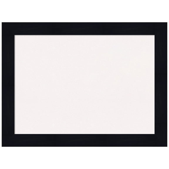Amanti Art White Cork Board Wood Framed Shiplap Navy Bulletin Board 32 in. x 24 in.