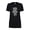 Black, variant on Keep Calm Rescue Dogs Ladies Slim Fit Short Sleeve T-Shirt-Cancun-Small