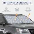 thumbnail image 4 of Fotbe Lily Flower 2-Piece Car Windshield Sun Shade | Sun Blocker for Car Windshield | Foldable Automotive Interior Accessories for Sun Protection-Medium, 4 of 6