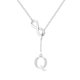 thumbnail image 1 of 8 en forma de borla collar de plata inicial para las mujeres Collares de plata para las mujeres A Z 26 alfabeto inicial Collares para Teen Girls Joyería, 1 of 3