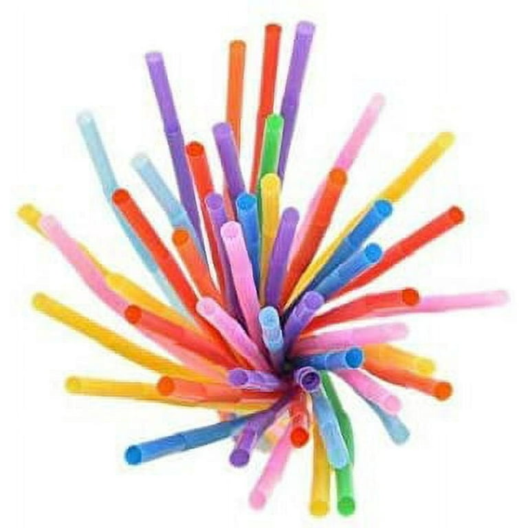 Artrylin Bendable Colorful Long Flexible Drinking Straws