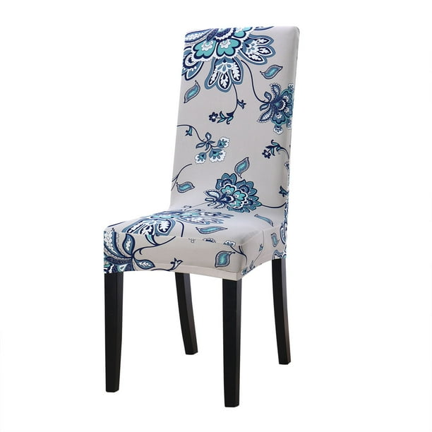 PiccoCasa Stretch Spandex Dining Chair Covers Protector Set of 6
