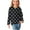 Black, variant on Odeerbi Kids Boys Girls Long Sleeve Shirt Fall Winter Dots Printed Base Layer Undershirt Cute Print Shirts Crewneck Tops Dressy Casual Blouses Kids Clothes Black