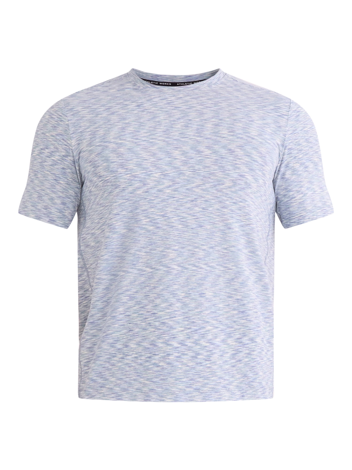 Athletic Works Men's and Big Men's Space Dye Tee with Short Sleeves, Sizes S-3XL