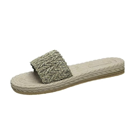 

Pimfylm Summer Slippers For Women Women s Lizzy Cork footbed Sandal with Comfort and Wide Widths Available Brown 7