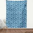 thumbnail image 3 of Ambesonne Camouflage Fabric by the Yard Upholstery, Blue Toned Design, 5 Yards, Blue Coconut, 3 of 4
