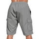 thumbnail image 4 of WILLBEST Pantalones Cortos para Hombre, de Lino, Holgados, Informales, para Deportes Al Aire Libre y con Bolsillo, 4 of 8