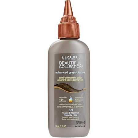 Clairol Professional Beautiful Collection Advanced Gray Solution Semi-Permanent Hair Color, Toasted Hazelnut [6N] 3
