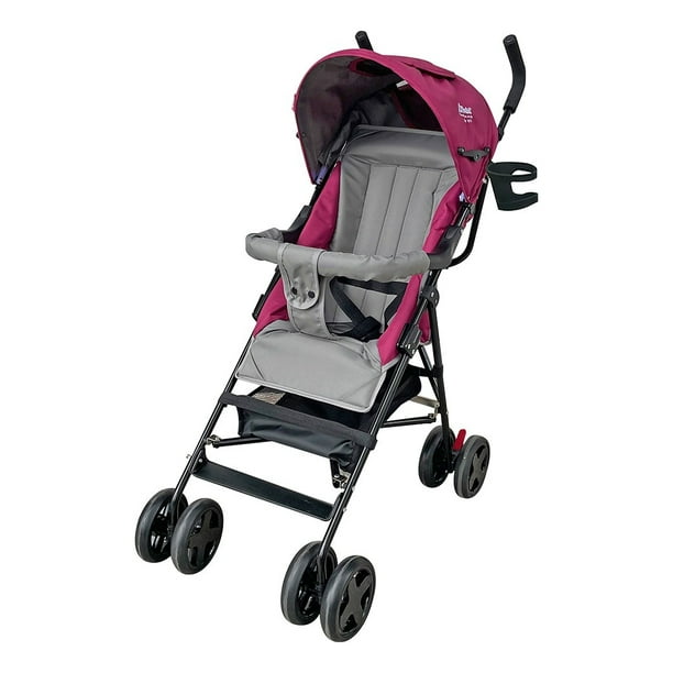 Carriola de bastón D Bebé Carry Compacta Rosa