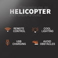 thumbnail image 3 of Helicóptero Teledirigido 2.4GHz Aviones RC Evitación de obstáculos 2.5/3.5CH RC Helicóptero Drone para principiantes Tmvgtek libre de BPA, 3 of 9