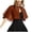 Brown, variant on Women's Soft Chiffon Shawl Wraps Button Cape Wedding Cover Up Shawls And Wraps for Evening Dresses Beige