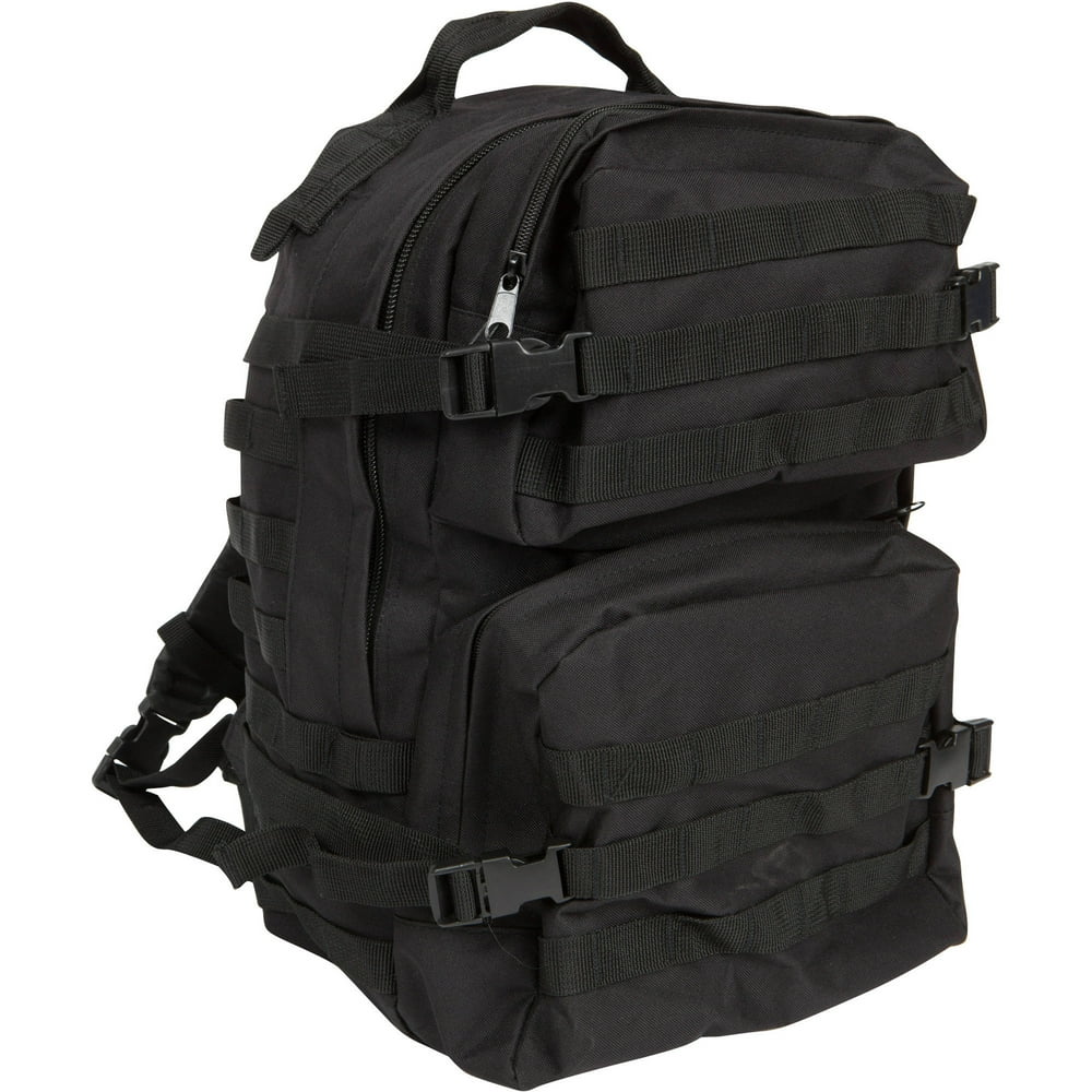 Modern Warrior - Modern Warrior ACU Military Backpack, Black - Walmart ...