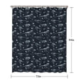 thumbnail image 5 of Black White Dinosaurs Fossils Pattern Shower Curtain 72"x84" ,Bathroom Decorative Shower Curtains Set with 12 Hooks,Modern Waterproof Washable Shower Curtain, 5 of 6