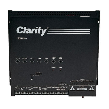 Valcom - SWM-35A - Clarity SWM-35A Amplifier - 35 W RMS - Black - 50 Hz to 16 kHz - 35 W