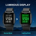 thumbnail image 4 of SKMEI Men's Digital Multifunction Watch Outdoor Casual Square 50M Waterproof Led Light Wristwatch, 4 of 9