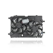 lincoln mkz dual radiator and condenser fan assembly