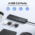 thumbnail image 2 of Hub USB C Acer 4 Ports USB 3.0 avec Port d'Alimentation Type 0.2m, 2 of 8