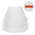 thumbnail image 3 of LABSERRON 1Pack Short Cooking Apron in White for Women's Use in Kitchen and Dinner Party, 3 of 8
