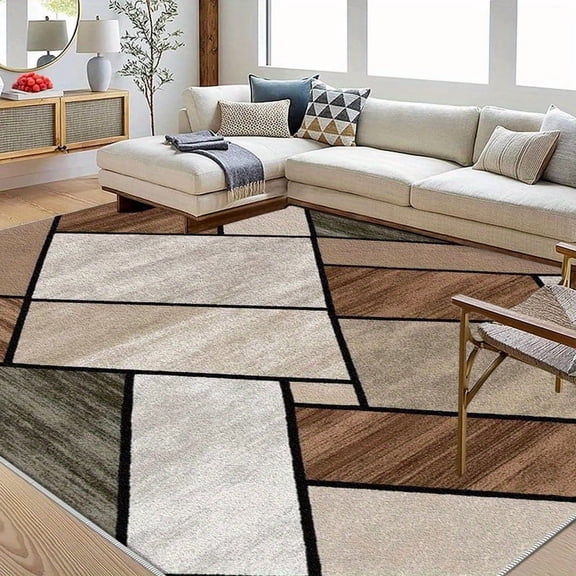 6.5'x10' rustic runner rug stain resistant rug rug runner for kitchen rugland washable rug yoga mat rug