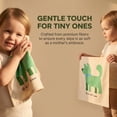 thumbnail image 2 of Unique Bargains 4Pcs Cartoon Cotton Soft Absorbent Face Cloths Green 13" x 13", 2 of 5