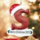 thumbnail image 1 of Adornos navideños, adornos navideños, regalos navideños, 26 letras, decoración para árbol de Navidad, adornos colgantes para árbol de Navidad, adornos navideños personalizados, decoración navideña, de, 1 of 6