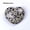 Mottled Stone, variant on HOOUN 40mm Natural Crystal Quartz Love Heart Palm Stone Chakra Healing Reiki Ornament-Dragon Blood Stone