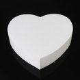 thumbnail image 1 of UPGRATOR Heart Shaped Foam Cake Model for Baking Practice and Wedding Party Decor, 1 of 8