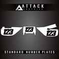 thumbnail image 2 of Attack Graphics Number Plate Backgrounds for Honda XR650L 2020, 2 of 2
