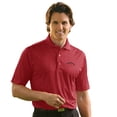 thumbnail image 1 of Monterey Club Men's Vertical Jacquard Texture Solid Golf Polo Shirt #1076, 1 of 2